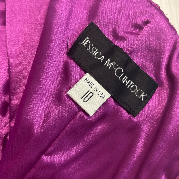 Fuchsia Jessica McClinton strapless cocktail dress - Picture 7 of 10